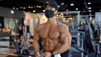 피지컬 100 + 73.7cm / 82.2kg 의 밀기운동