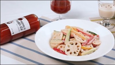 *연근샐러드*지혈과 혈액 순환에 좋은 연근으로 만드는 비건식 연근샐러드 만들기